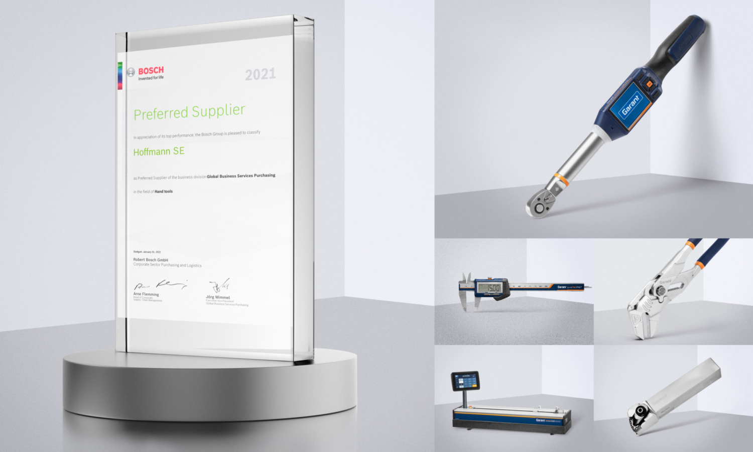 Hoffmann Group désigné « Bosch Preferred Supplier 2021 » Trametal